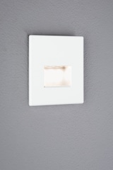 thumbnail of Paulmann LED Wandeinbauleuchte Edge Quadro  eckig 80x80mm  1,2W 50lm 230V  2700K Weiß matt 93093