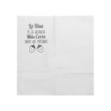 thumbnail of MONOUSO - Tovagliolo da Bar di Carta 17x17cm “Frasi” Bianco (200 Pezzi)