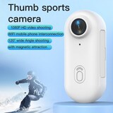 thumbnail of Camera Sport Mini 1080P WiFi Ultra-Compacte Avec Large Angle Et Batterie Longue Durée Blanc YONIS