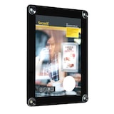 thumbnail of Securit® Porte-affiche A4 pour vitrine - Noir - Avec 4 ventouses - Double-face