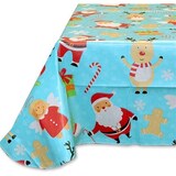 thumbnail of Wegwerp tafelkleed Polyester Kerst Christmas Party Tafelkleed - Blauw - 140x230 cm