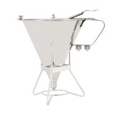 thumbnail of Dispensador de masa Combisteel de 1,6 litros - con botón dispensador, incluye 3 boquillas, acero inoxidable