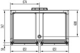 thumbnail of GastroHero Kühlschrank KSN-PROFI1400 | GN 2/1 | 1168 Liter | Gewerbekühlschrank Edelstahl | -2°C bis +8°C | hochwertige Isolierung | Made in Europe