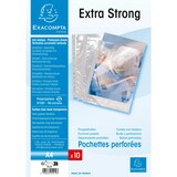 thumbnail of Exacompta 5910E 10x Packung mit 10 Prospekthüllen glatt und gelocht aus PP 90µ, DIN A4 - Kristall