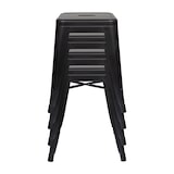 thumbnail of Hocker VANTAGGIO BRUSH seidenmatt schwarz hjh OFFICE