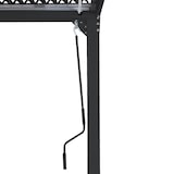 thumbnail of Pergola en aluminium HWC-L41 avec 6x parois latérales, pavillon à lamelles, structure métallique stable de 8cm 3x6m ~ anthracite