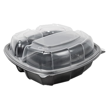 PLATEAUX REPAS À EMPORTER 4 VERRES 1 COMPART. THEPACK 280 G/M2 25