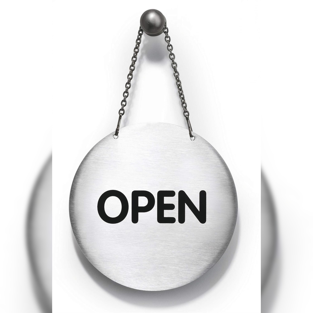 Durable Piktogramm Open/Closed si Wendepikto rund 130mm