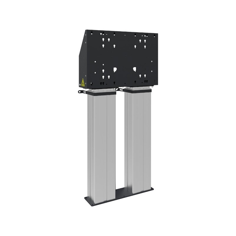 SmartMetals Bodenständer mit Lift Double XL für Bildschirme bis 98 Zoll