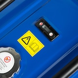 thumbnail of EBERTH 5500 W Notstromaggregat, 13 PS Benzin, E-Start, 3-phasig, AVR, 400 V, 230 V, 12 V, Fahrwerk, Ölschutz