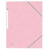 thumbnail of Chemise 3 rabats à élastique Top File+ A4, en carte coloris rose pastel
