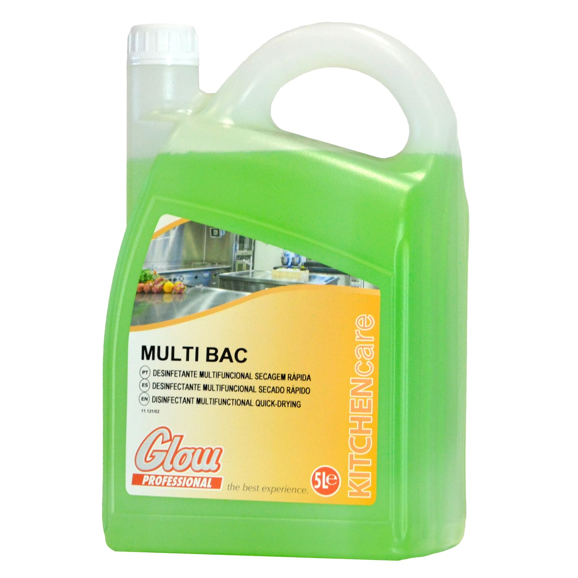 Glow Professional - Multi Bac - Desinfetante multifuncional de secagem rápida - 5L