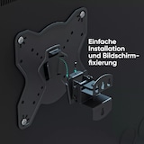 thumbnail of ONKRON TV & Monitor Wandhalterung 17-43", bis 35 kg, schwenkbar & neigbar, VESA 75x75-200x200, Schwarz NP23-B