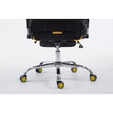 thumbnail of Sedia da ufficio racing gaming Tessuto Limit Nero/giallo/Con poggiapiedi