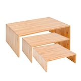 thumbnail of Garcia de Pou - 3 U. Élevateurs Buffet Grands Naturel Bambou