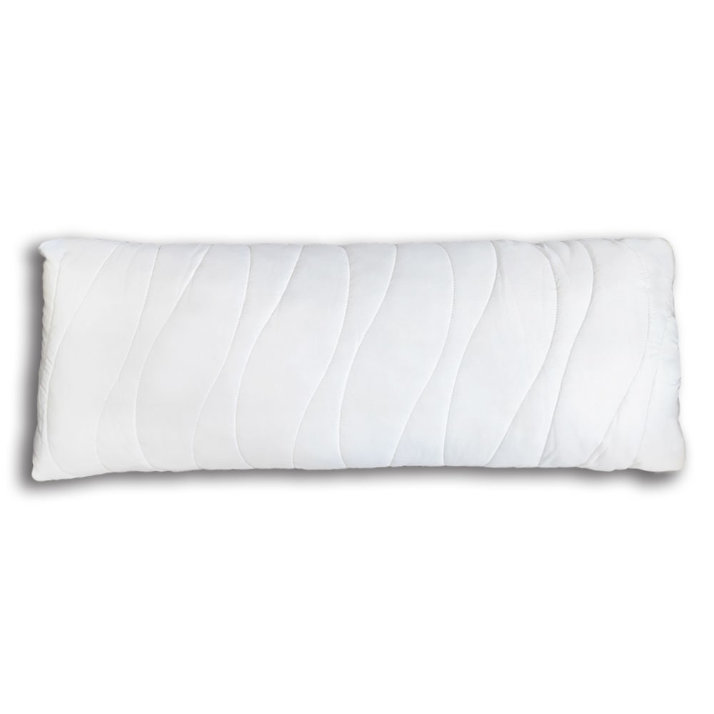 Cuscino da una piazza e mezza, in fiocco di memory foam e rivestimento all'aloe vera.