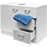 thumbnail of CASARIA® Waschbeckenunterschrank mit 3 Schubladen 63x54x30cm Badezimmer Unterschrank Weiß