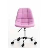 thumbnail of Chaise de bureau Emil similicuir Rose