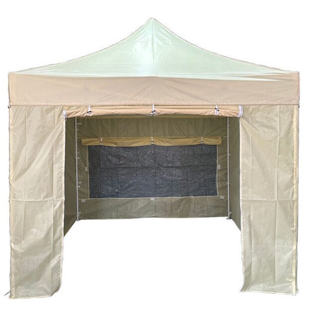Carpa Plegable Completa 3x3 Crema