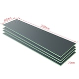 thumbnail of AICA Tablero de respaldo de azulejos de XPS, Tablero de aislamiento impermeable, Panel de construccion, 2500x600x25mm; 4 piezas/juego