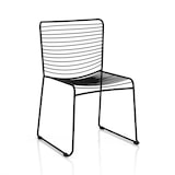 thumbnail of Oreste Luchetta set 2 Sedie da interno e esterno HAZEN BLACK in acciaio Nero opaco H.79 x L.49 x P.53 cm
