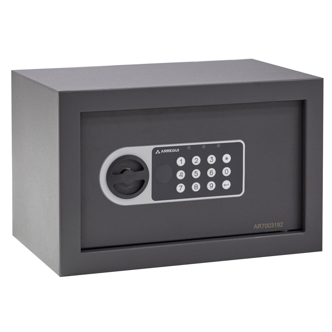 ARREGUI Premier 16501-S1 Caja Fuerte de Acero con Cerradura Electrónica, Caja de Seguridad con Código, con Llave de Emergencia, 20 x 31 x 20 cm, 9L