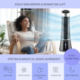 thumbnail of Skyscraper Ice 4-in-1 Luftkühler Ventilator 180 m³/h 30 W Oszillation mobil Fernbedienung Schwarz