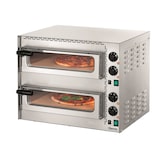 thumbnail of Forno elétrico duplo para pizzas em aço inoxidável - Mini Plus 2 - 3,4 kW - Bartscher. Bartscher