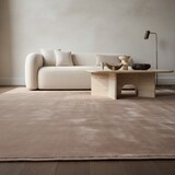 thumbnail of Teppich Schlafzimmer Unifarben Elegant Waschbar Wohnzimmer Esszimmer Pflegeleicht Läufer Beige 80x250 cm OEKO-TEX – LECH von Kadima Design