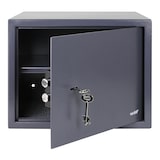 thumbnail of HMF 49203-11 Safe Tresor mit Schlüssel, Möbeltresor | 38 x 30 x 30 cm | Anthrazit