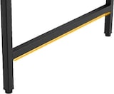 thumbnail of COSTWAY Escritorio con enchufes, caja pequeña para ordenador con accesorios, cajón y estante extraíble, mesa de oficina con estructura metálica.