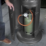 thumbnail of Eurom Terrasverwarmer gasheater Area Loungeheater metaal/RVS zwart