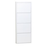 thumbnail of Pisa Schuhschrank mit 4 Klappen/ Türen in Metall weiss. Fertig montiert geliefert.