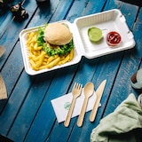 thumbnail of BIOZOYG 1000 Stück Papierlöffel 16,5cm braun umweltfreundliche Einweglöffel stabile angenehme Papierlöffel biologisch abbaubar für Catering, Events