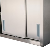 thumbnail of Romux® Armário de Parede em Aço Inoxidável com Portas de Correr 1400x400x600 mm Desmontável | Móvel de Parede Suspenso | Armário Suspenso Cozinha