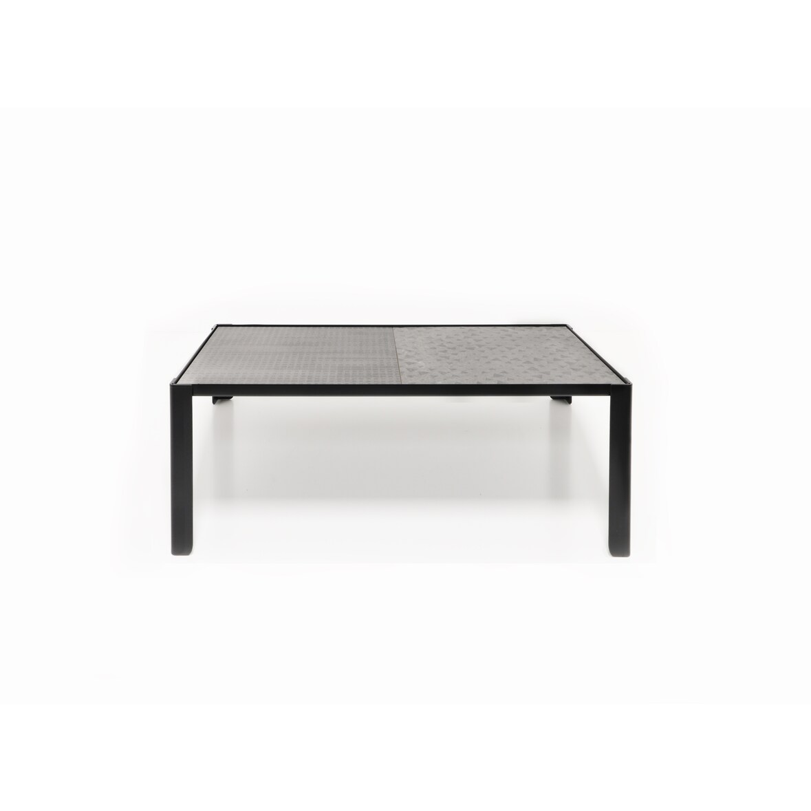 Abert Set Alzata presentazione Domino nero 20x40 H20 cm con  Gres Grey mix 20x20 cm