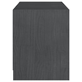 thumbnail of vidaXL TV-Schrank Grau 104x33x41 cm Massivholz Kiefer