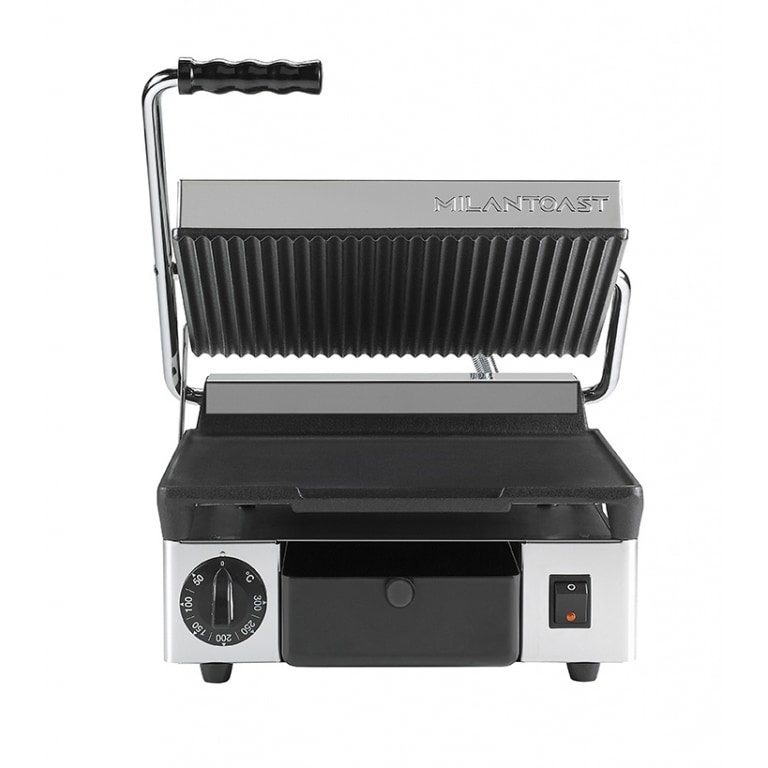 Milan Toast Contactgrill medium glad/geribd - 310x380x170mm