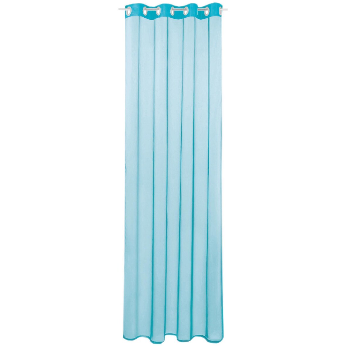 Ösenschal Noella Transparent 140x145cm, Farbe: türkis - aqua