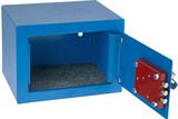 thumbnail of HMF 49216-05 Tresor mit Schlüssel, Möbeltresor klein, 23 x 17 x 17 cm, Blau