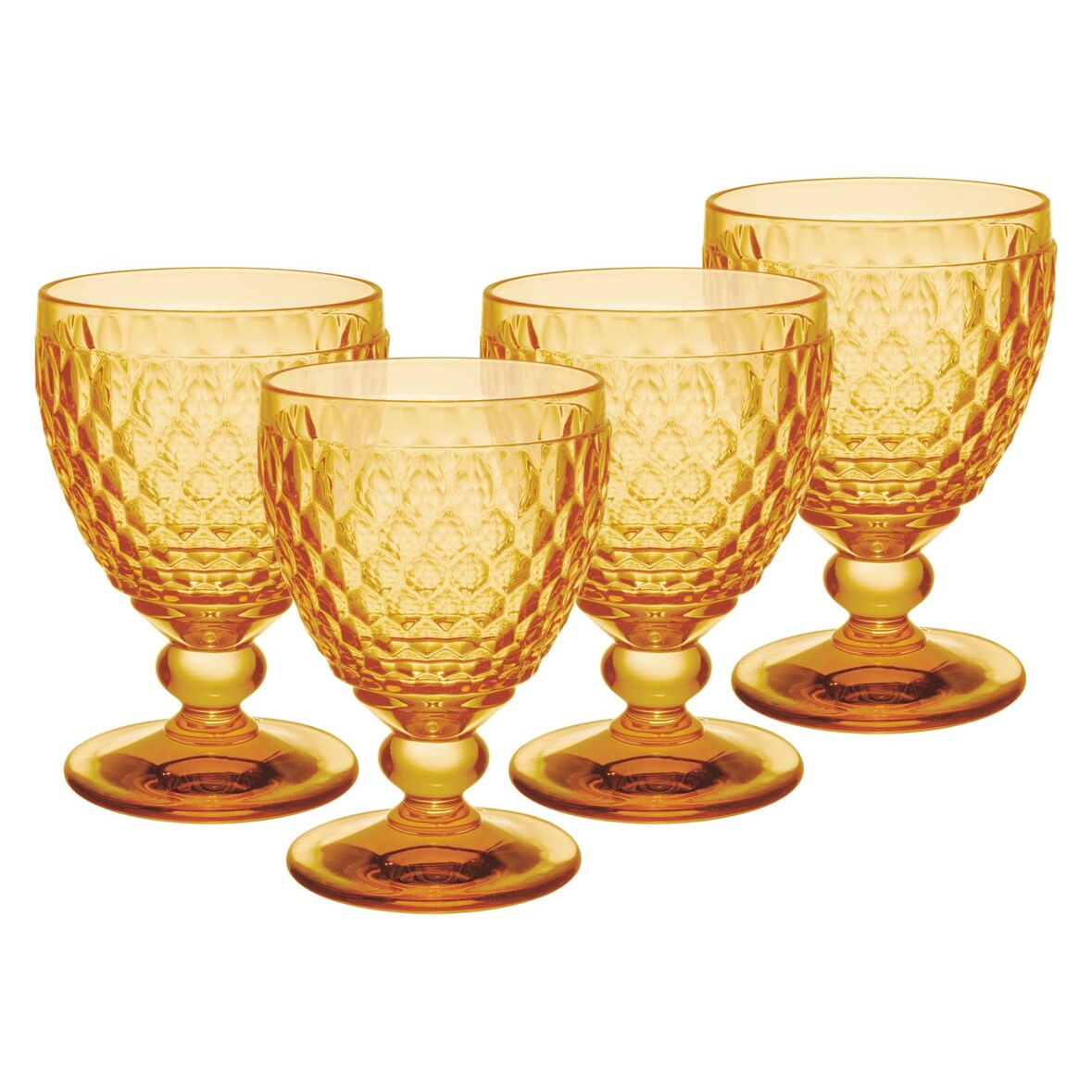 Villeroy & Boch Boston Coloured Wasserglas 400 ml Saffron 4er Set