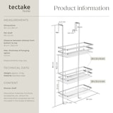 thumbnail of tectake Étagère de douche - argent - 400714