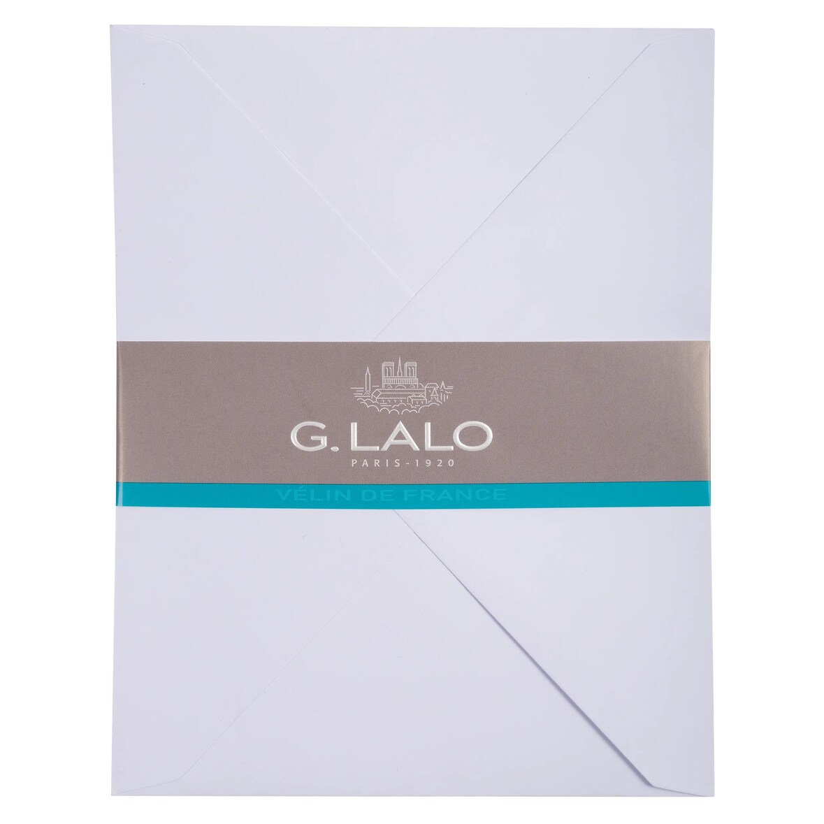 G.Lalo 10x Lalo, Umschlag 162x229mm Diploma, Vélin de France - Weiß 19601L
