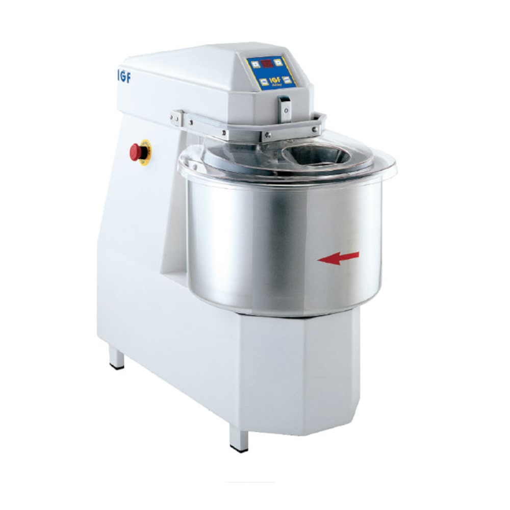 Impastatrice a Spirale IGF S38 TOP Capacità 40 lt - Trifase 2 velocità