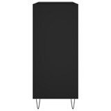 thumbnail of vidaXL Platenkast 84,5x38x89 cm bewerkt hout zwart