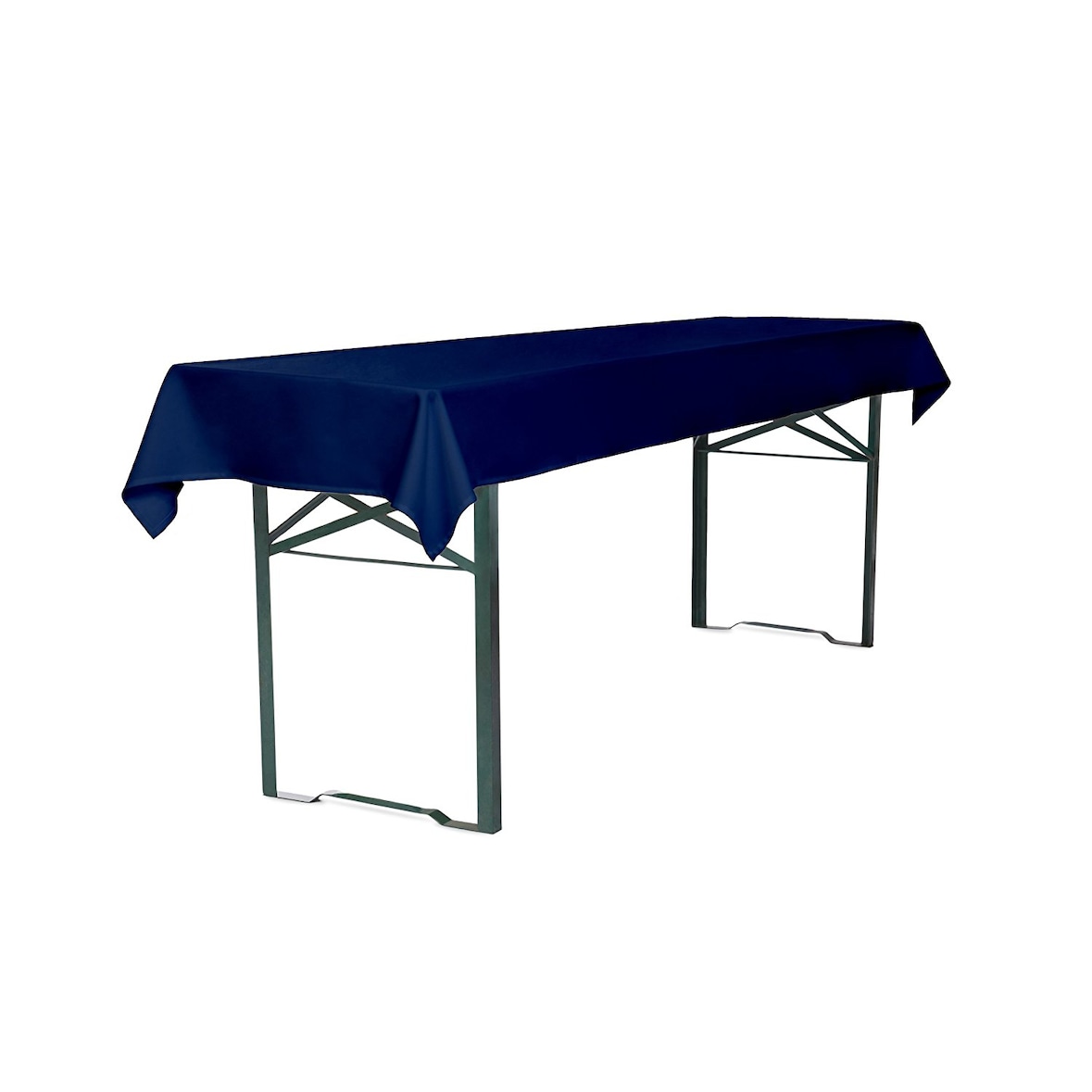 TexDeko Tischdecke für Bierzeltgarnitur 100x250cm, waschbar Blau