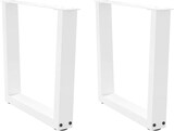 thumbnail of vidaXL Couchtischbeine V-Form 2 Stück Weiß 60x(42-43,3) cm Stahl
