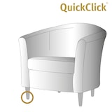 thumbnail of WAGNER QuickClick® Plastikgleiter antirutsch STOPP - zum Schrauben, 4x Basis&Schraube&Einsatz Ø 30 mm, DE-Ware- 15804300