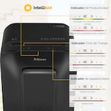 thumbnail of Destructora trituradora de papel Fellowes LX200, 1-3 usuarios, destruye hasta 12 hojas en minipartículas de 4x12mm, DIN P-4, papelera 22L/350 hojas