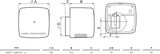 thumbnail of Schachtventilator Ariett Habitat LL 15/30 Weiß 8